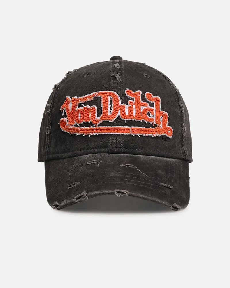 Von Dutch Von Dutch Dad Strapback Hat Washed Black 1