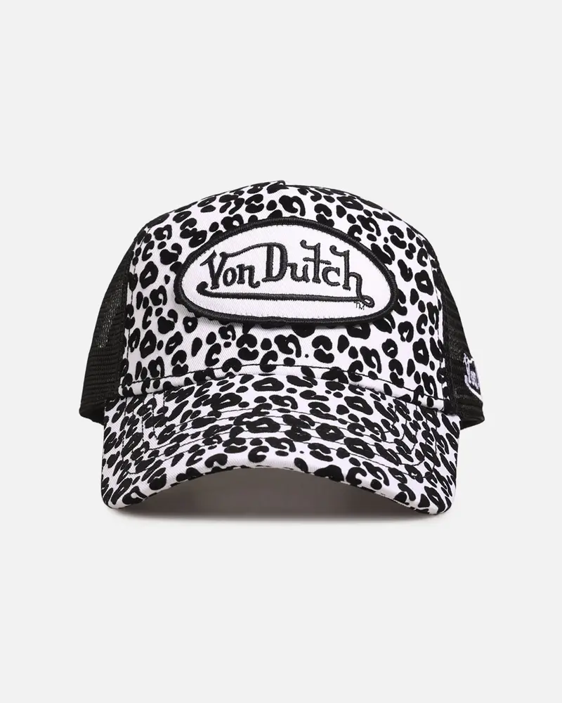 Von Dutch Von Dutch Trucker Snapback Hat Black/White 1