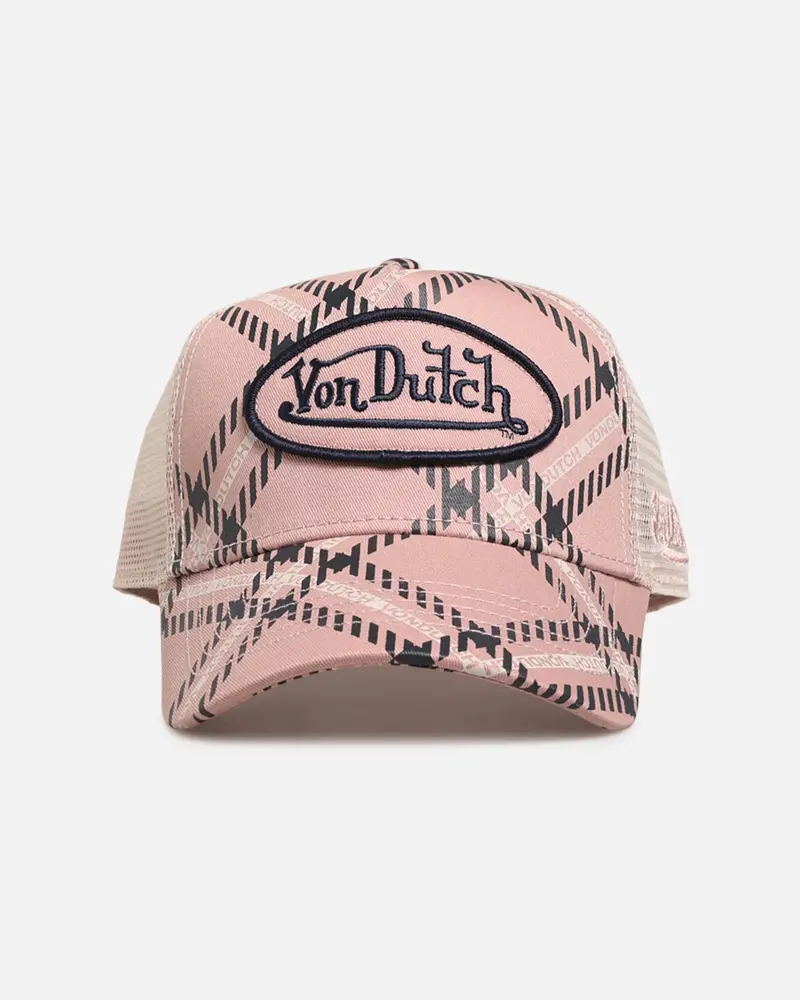 Von Dutch Von Dutch Trucker Snapback Hat Pink 1