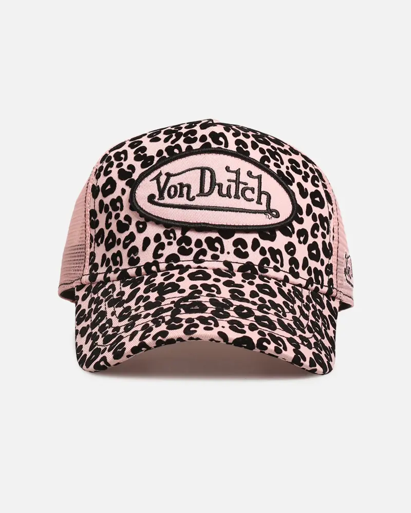 Von Dutch Von Dutch Trucker Snapback Hat Pink 1