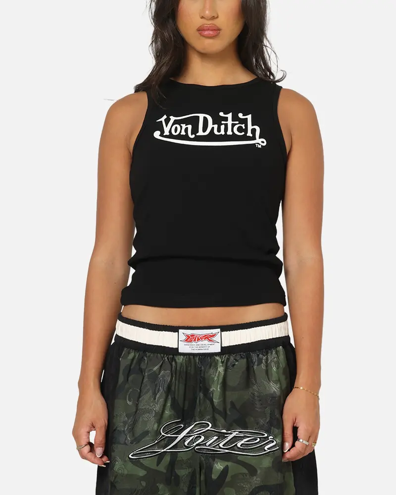 Von Dutch Women's Tank Top Black 1