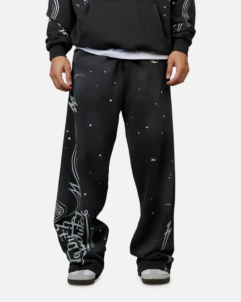 Von Dutch X Culture Kings Ck Sweatpants Washed Black 1