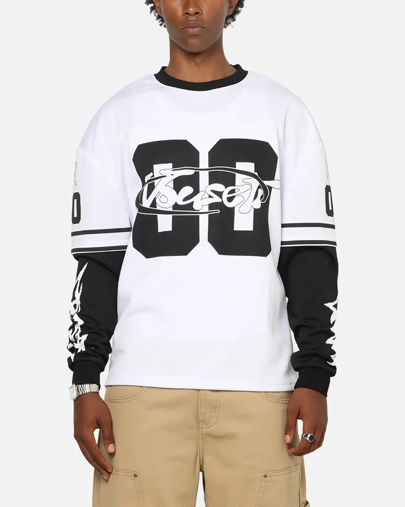 Vouseti Dual Long Sleeve 00 T-Shirt White 1