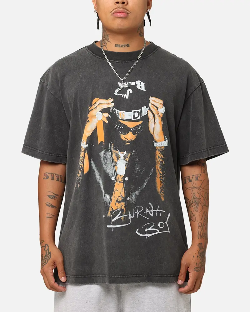 Warner Music Burna Boy T-Shirt Black 1