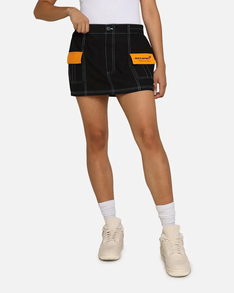 We Are The Wild Collective X Mclaren Women's Cargo Skirt Black 1