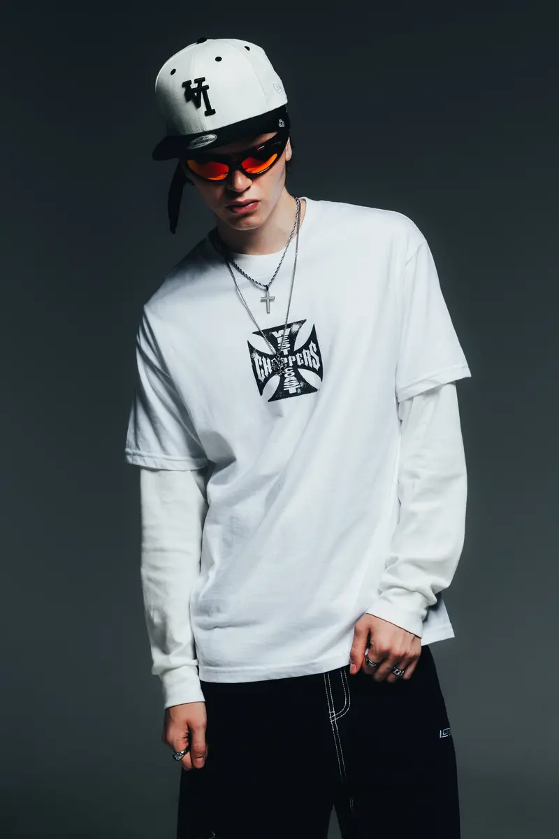 West Coast Choppers Core Logo T-Shirt White 1