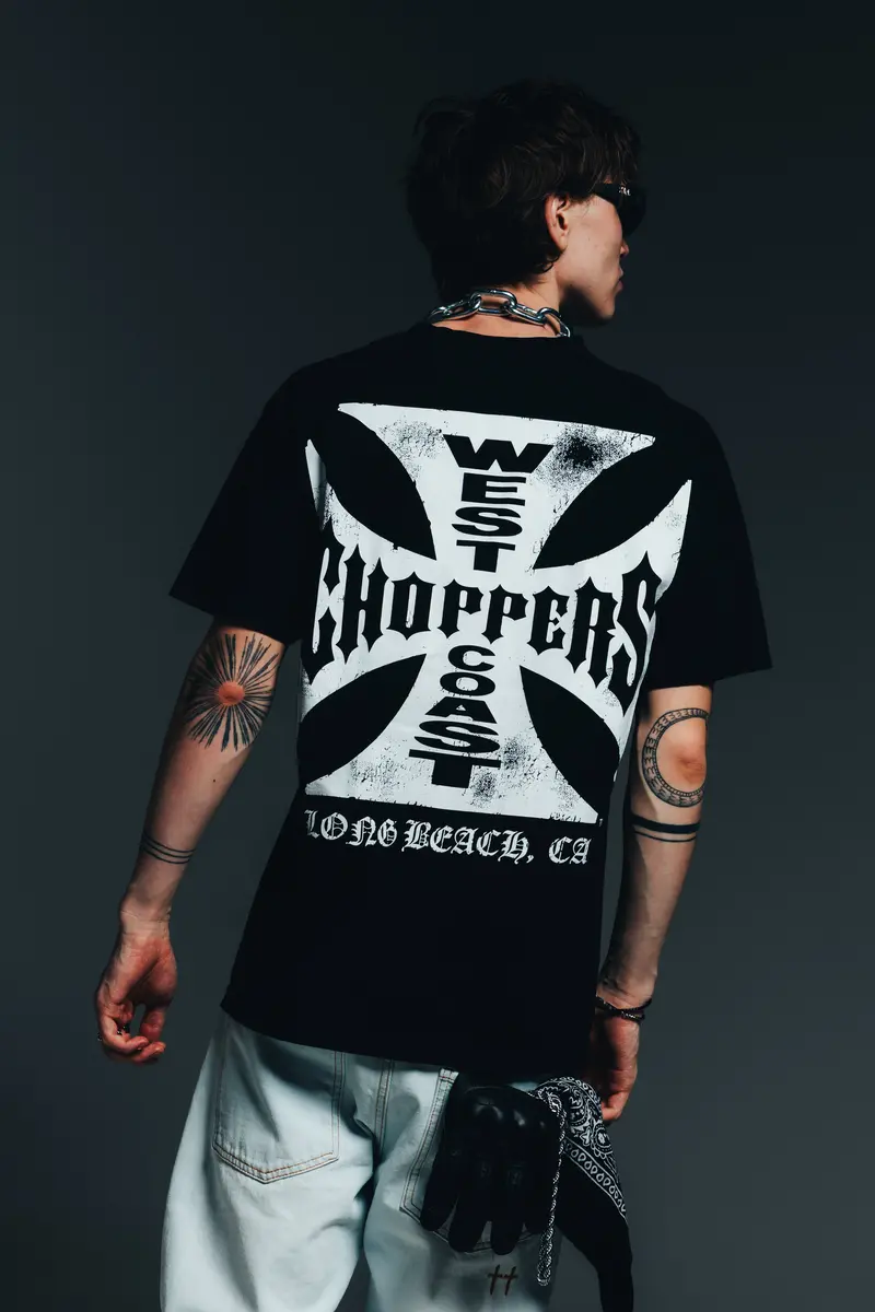 West Coast Choppers Raid T-Shirt Black Vintage 1
