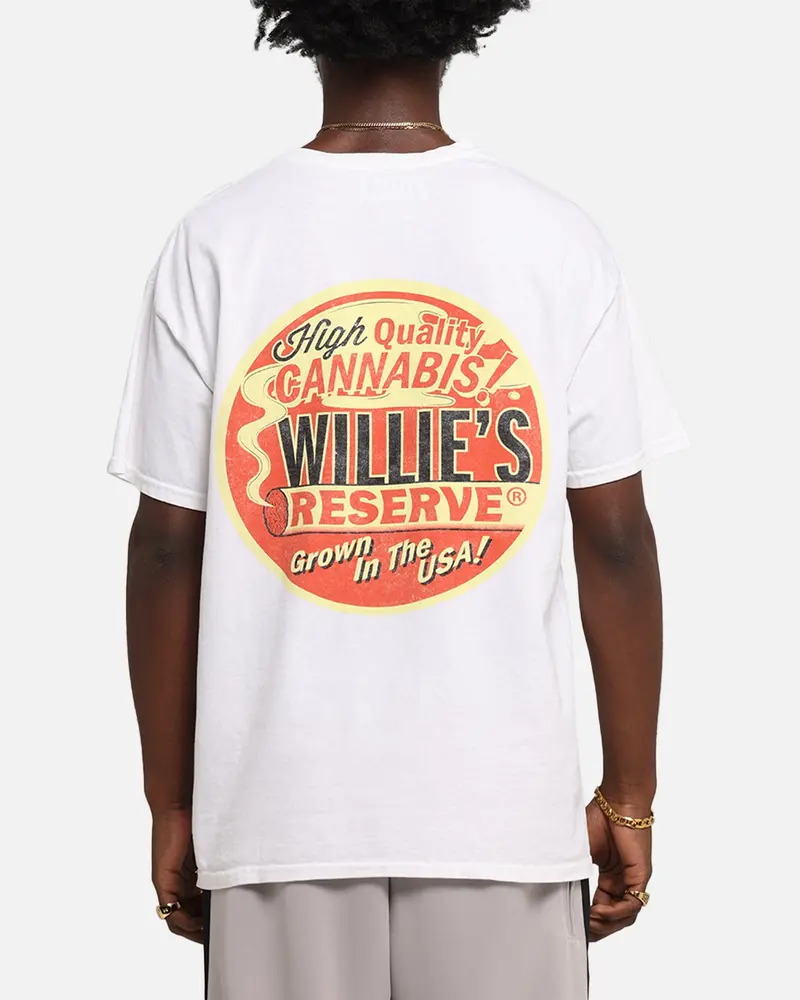Willie Nelson Willies Reserve T-Shirt White Vintage 1
