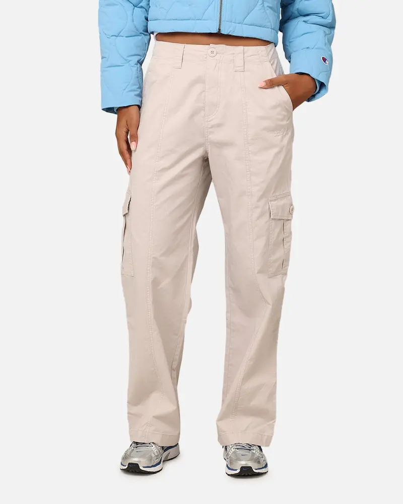 X-Girl Work Cargo Pants White Sand 1