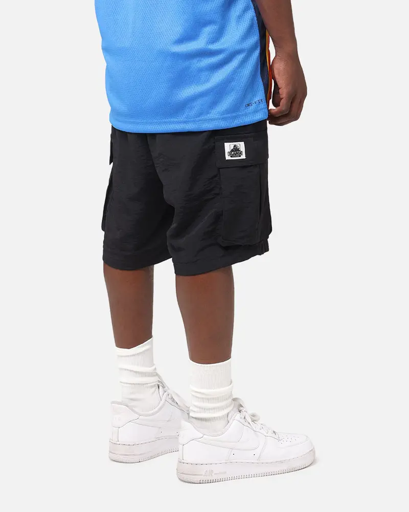 X-Large 91 Nylon Cargo Shorts Black 1