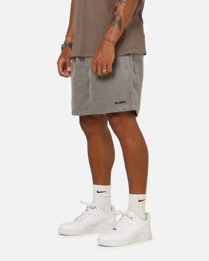 X-Large 91 Wide Corduroy Beach Shorts Pigment Grey 1