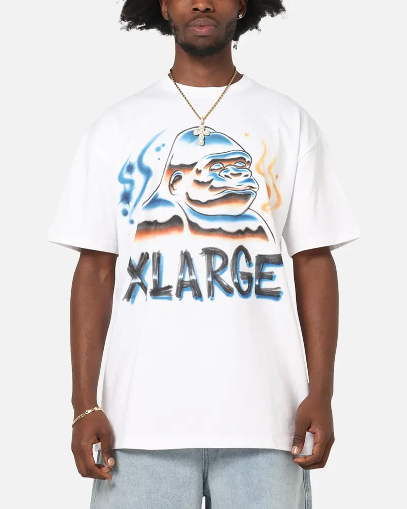 X-Large Airbrush T-Shirt White 1