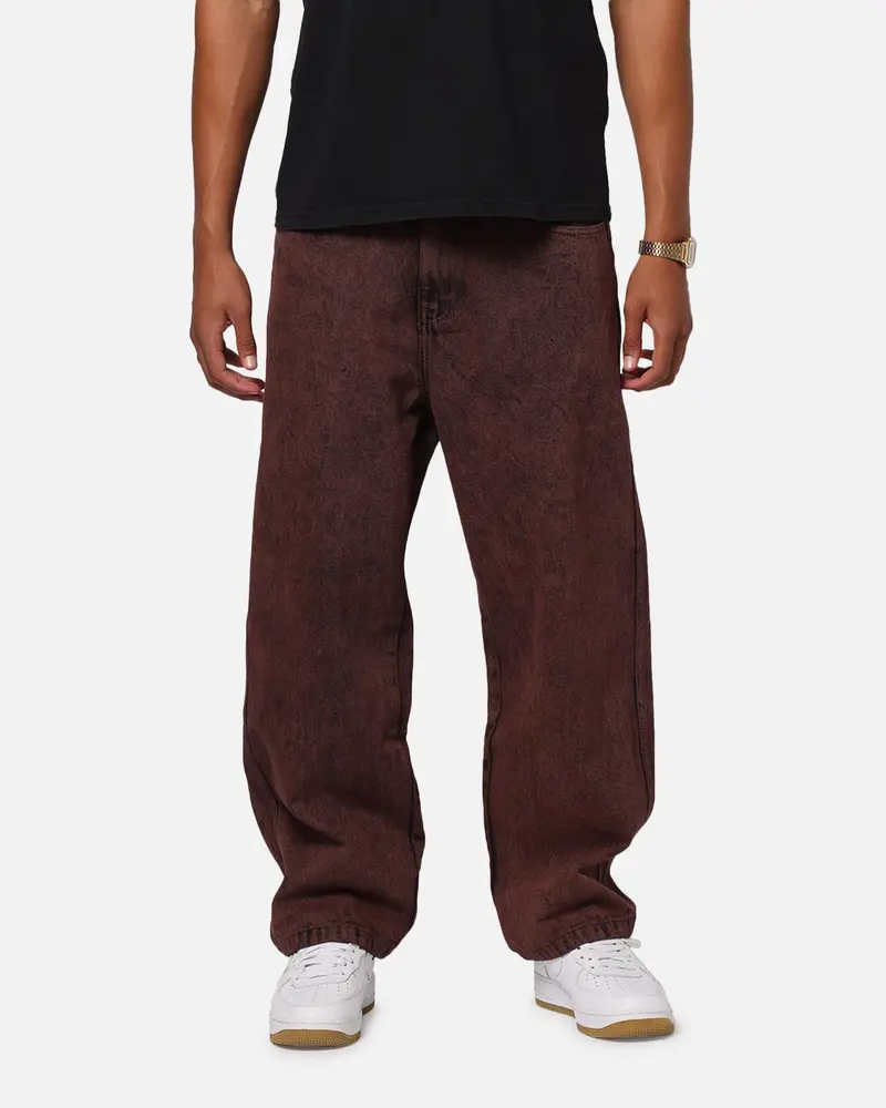 X-Large Bull Denim 91 Pant Burgundy 1