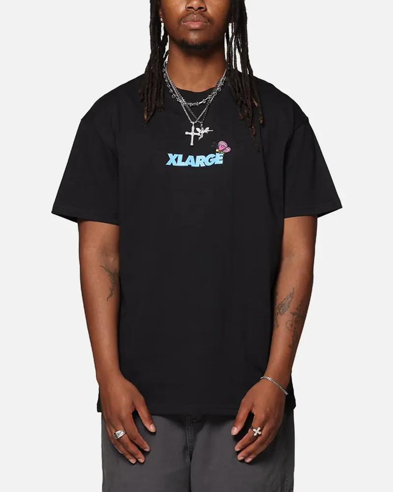 X-Large Butterfly T-Shirt Black 1