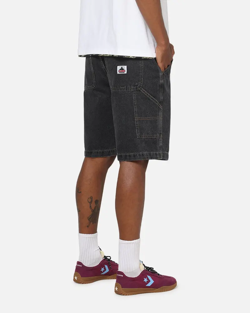 X-Large Carpenter Bull Denim 91 Shorts Washed Black 1