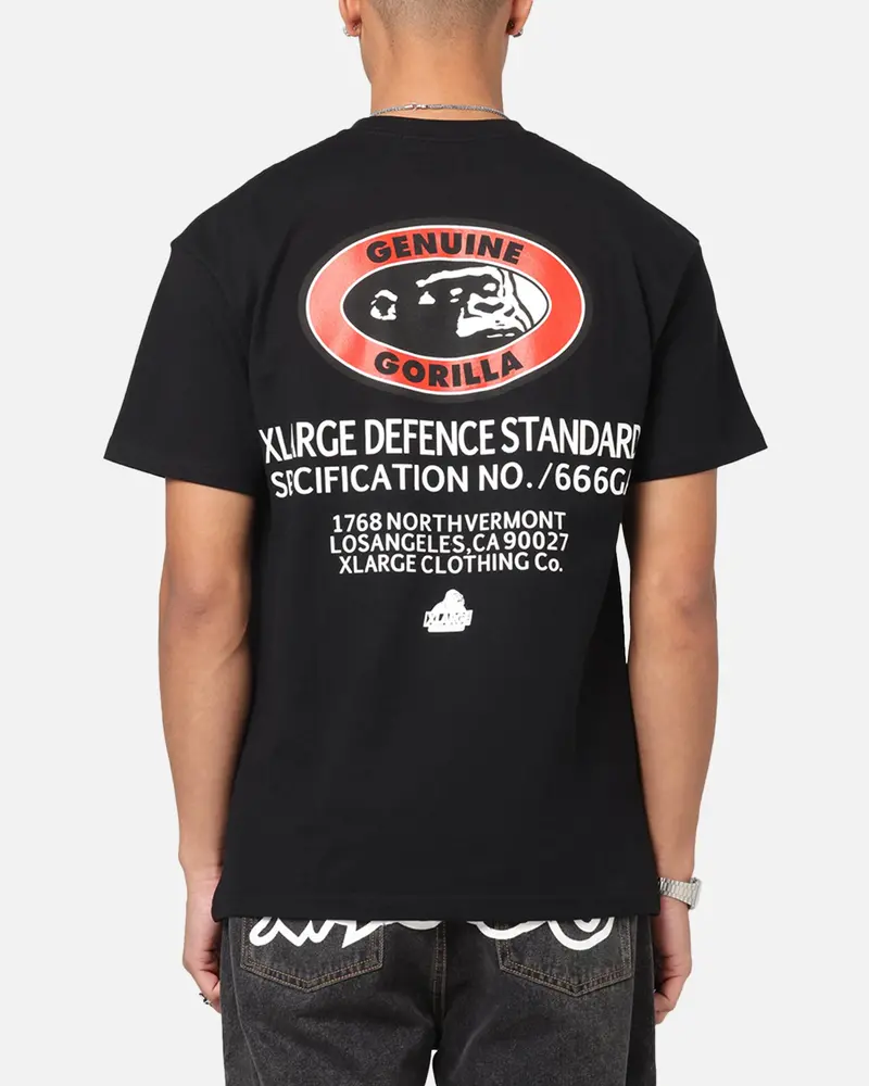 X-Large Defence T-Shirt Black 1