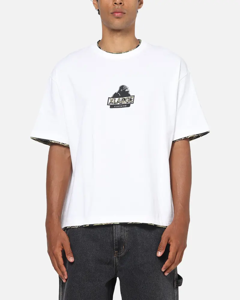 X-Large Double Layer Gorilla Fit T-Shirt White 1