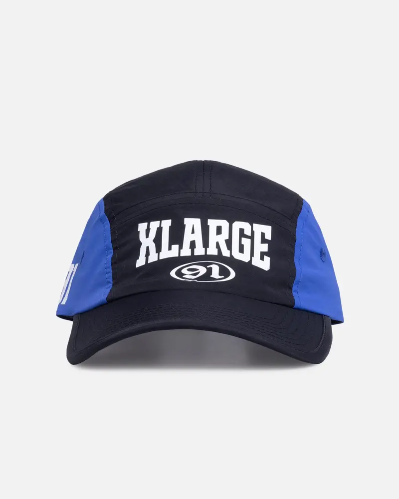 X-Large Football Camp Cap Black/Blue 1