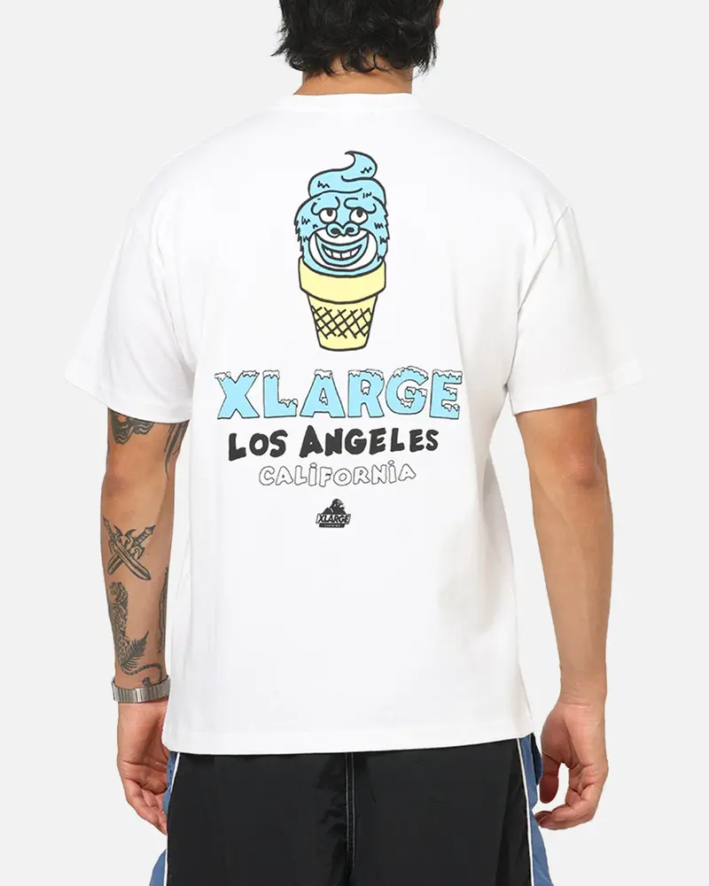 X-Large Ice Cream T-Shirt White 1