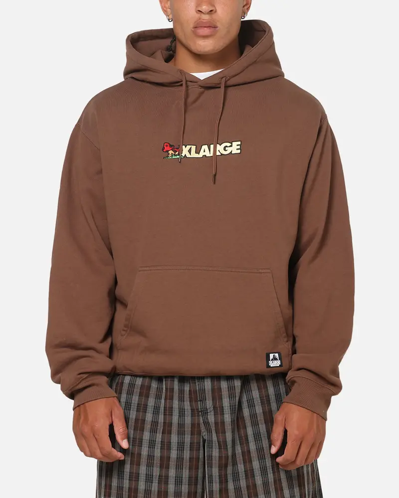 X-Large Mushroom Hoodie Cocoa 1