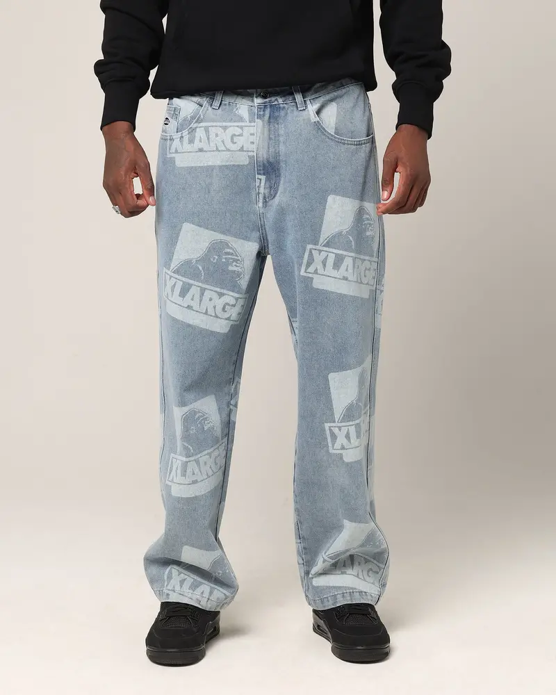 X-Large Og Bull Denim 91 Pants Light Denim 1