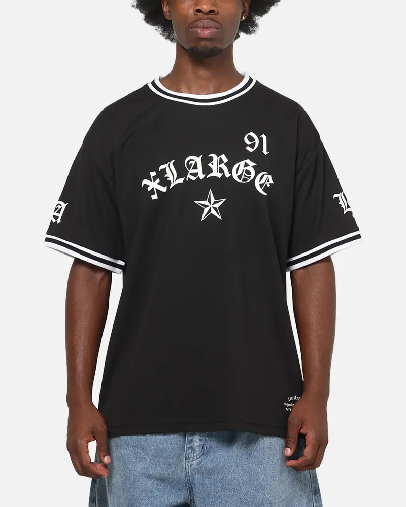 X-Large Old English Jersey T-Shirt Black 1