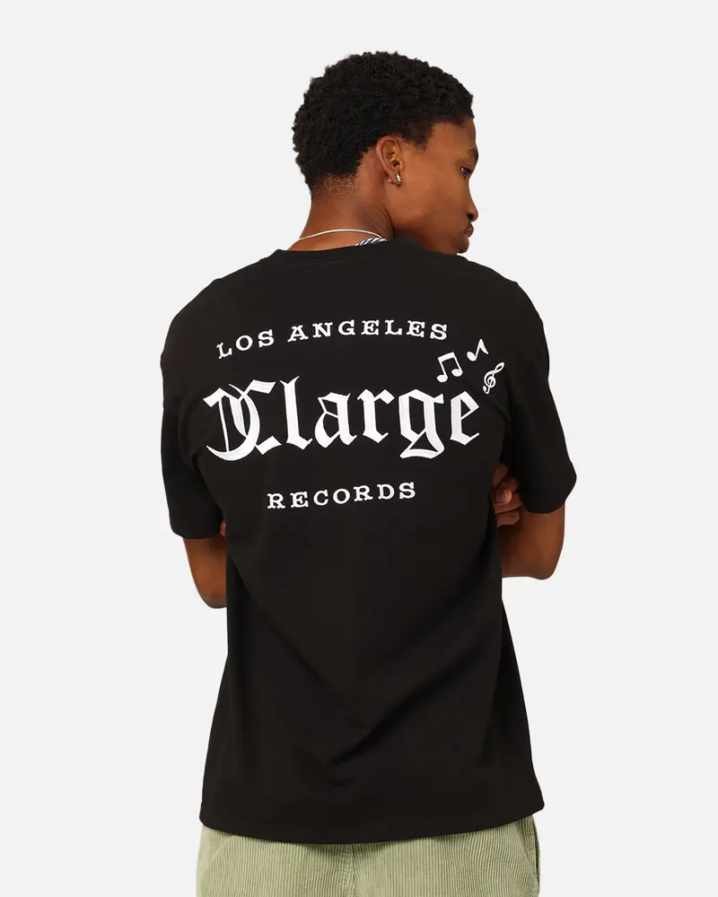 X-Large Records Heavyweight T-Shirt Black 1