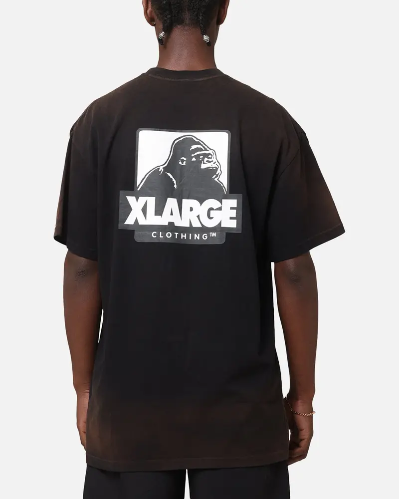 X-Large Washed 91 Lcd T-Shirt Coffee 1