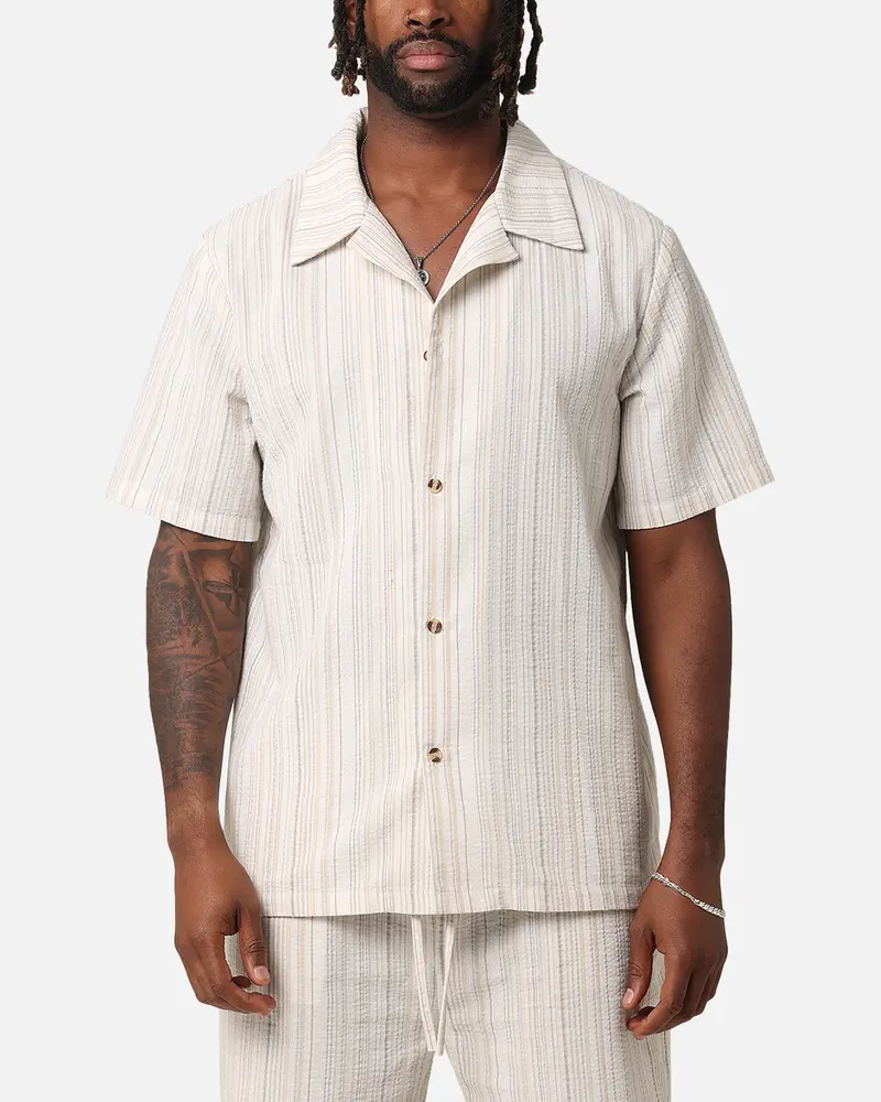 Xxiii Alejandro Button Up Shirt Cream/Tan 1