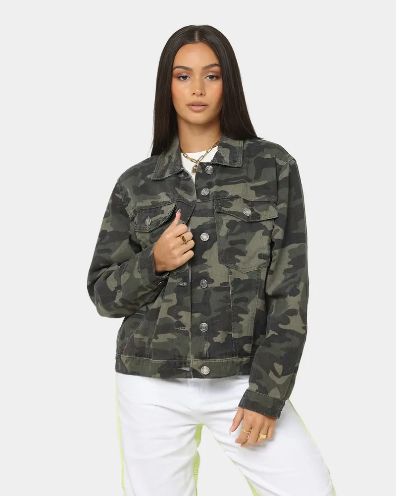 Xxiii Brittany Nineties Baby Jacket Camo 1