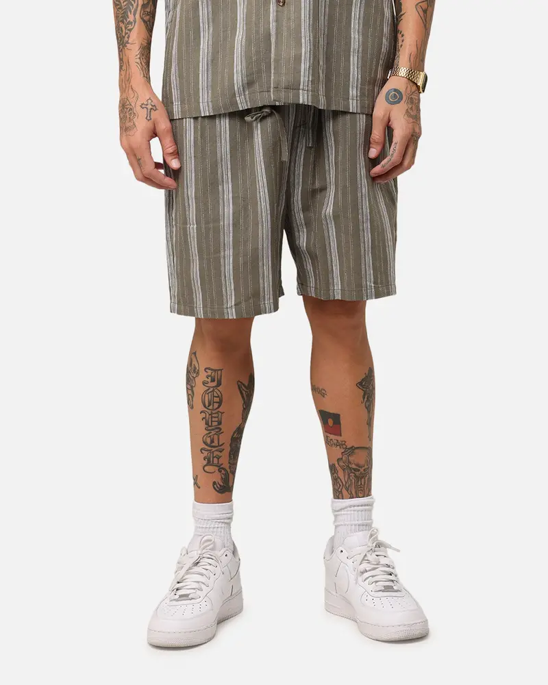 Xxiii Condesa Linen Shorts Olive 1