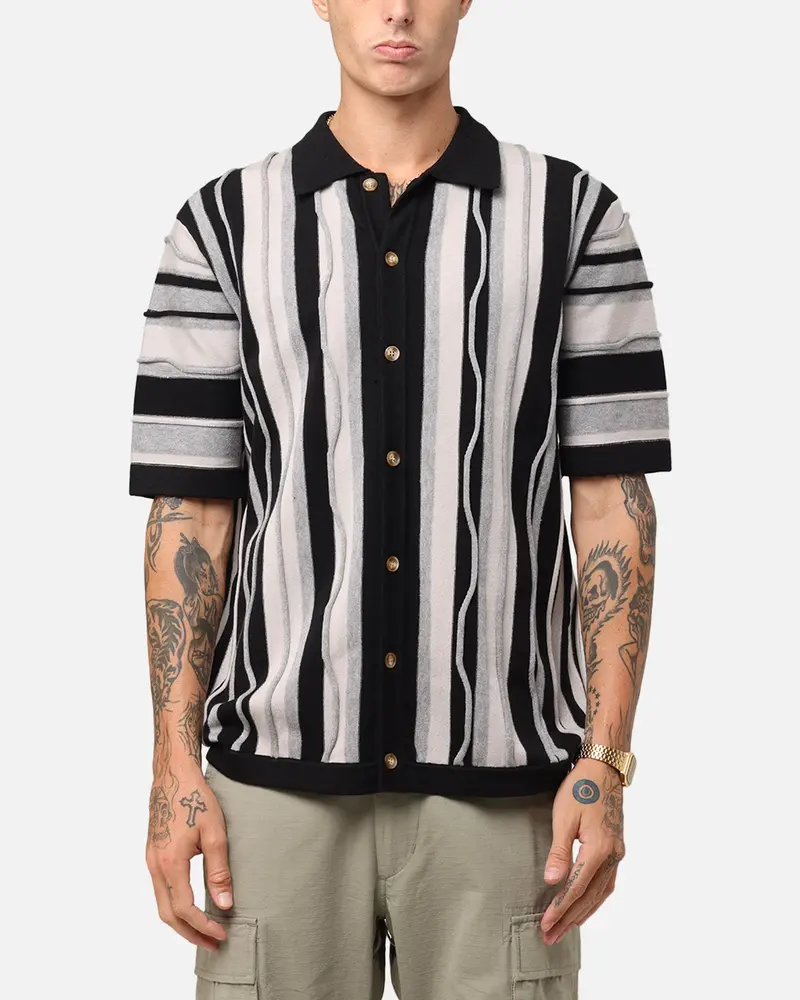 Xxiii Coogee Button Up Shirt Black/Grey 1
