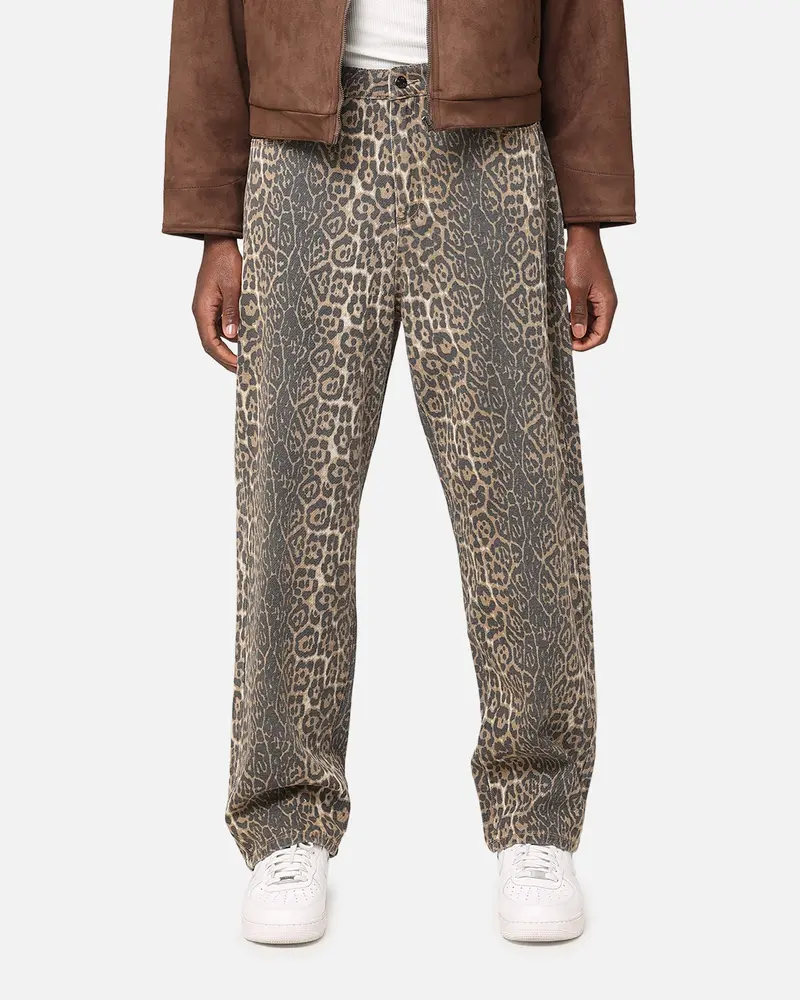 Xxiii Leopard Baggy Jeans Leopard 1