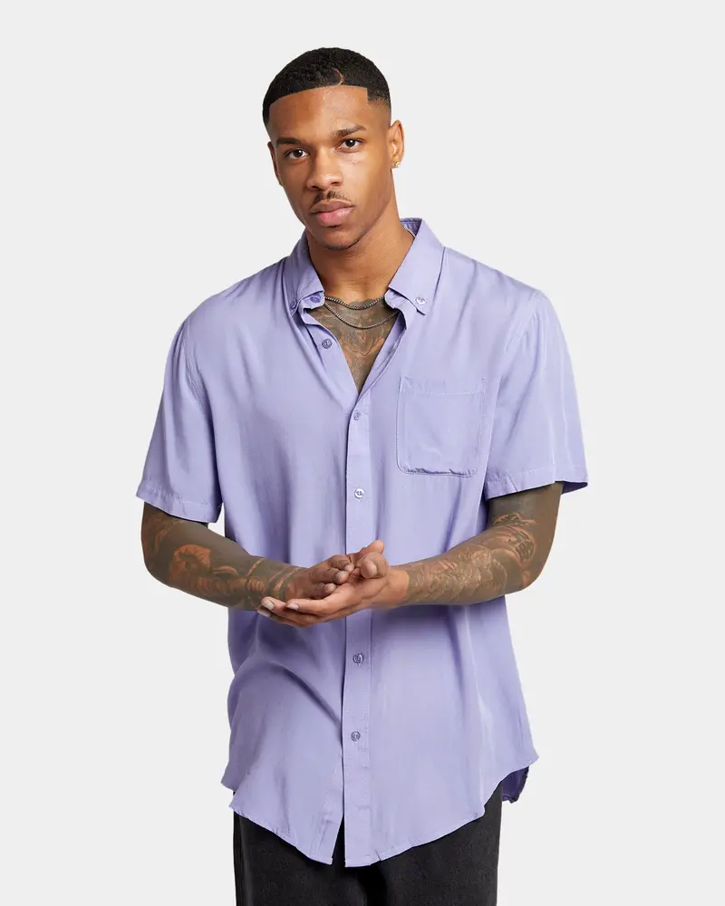 Xxiii Marko Button Up Shirt Lilac 1