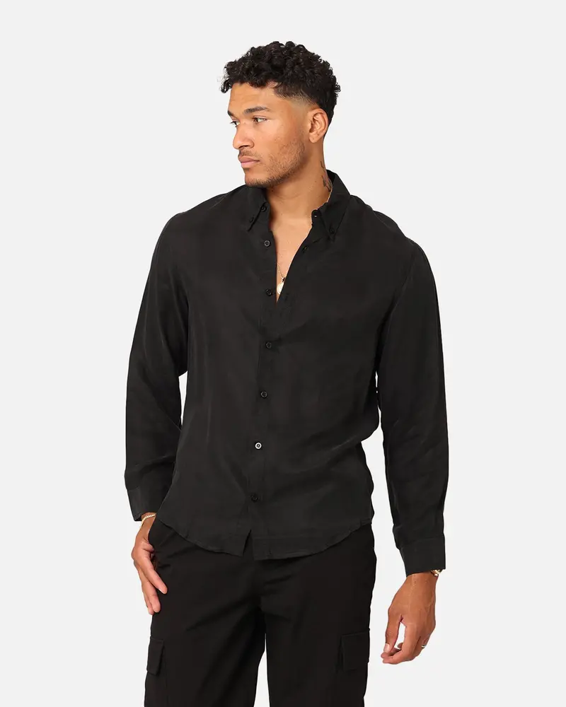 Xxiii Nathan Button Up Shirt Black 1