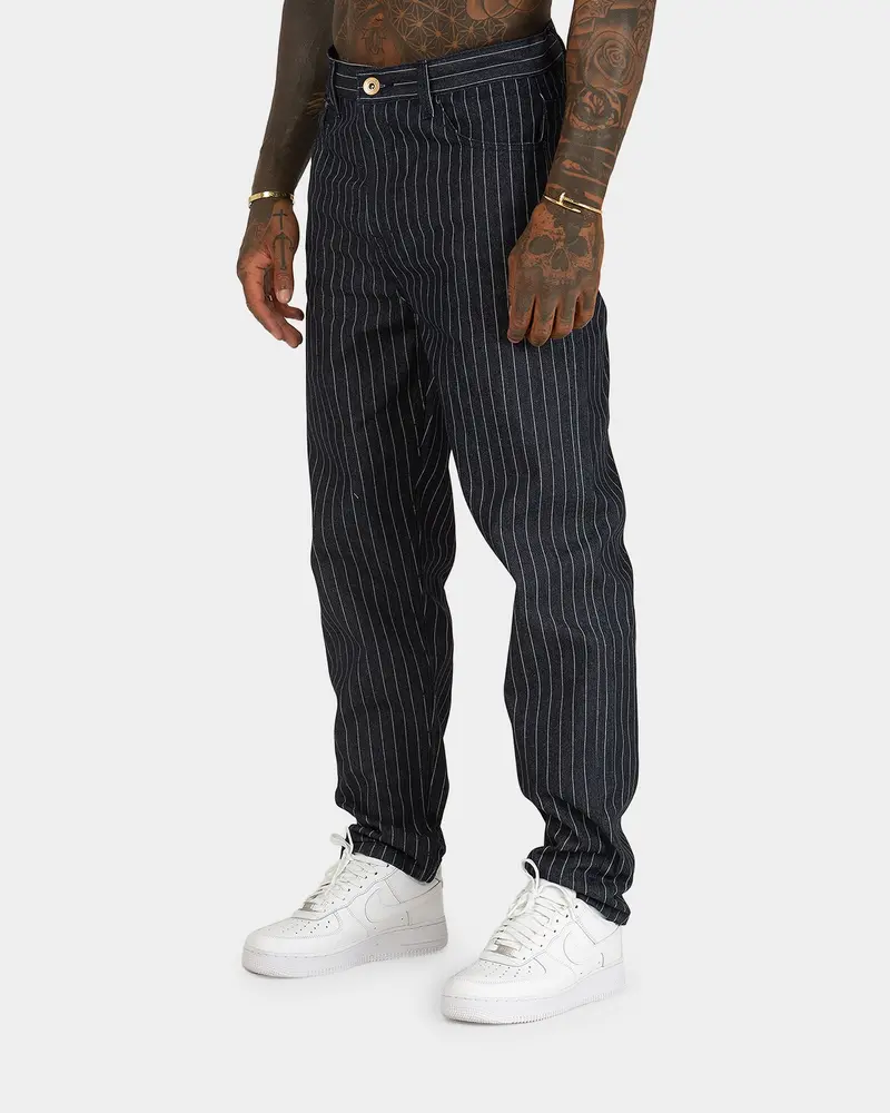 Xxiii Naya Pinstripe Pant Blue 1