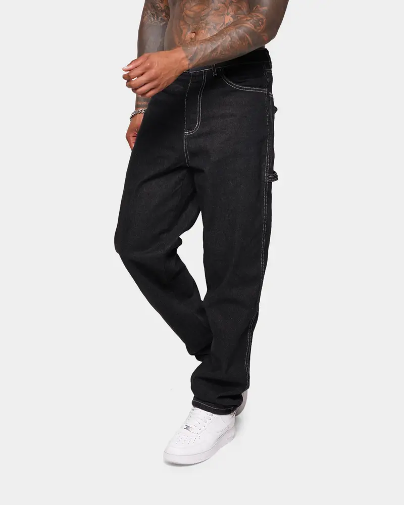 Xxiii Newry Baggy Carpenter Jeans Black 1