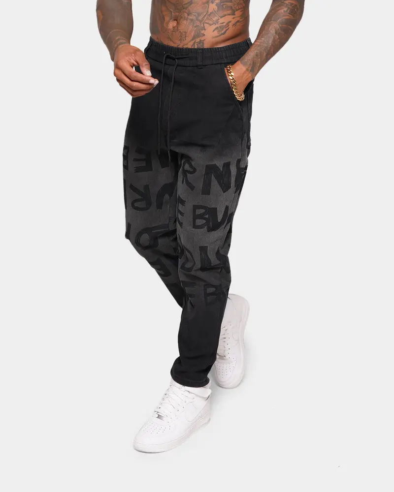 Xxiii Oanez Script Jeans Black 1