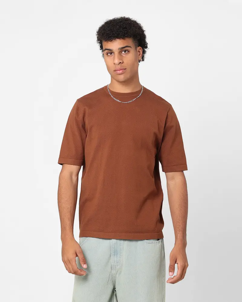 Xxiii Pierre Short Sleeve T-Shirt Brown 1