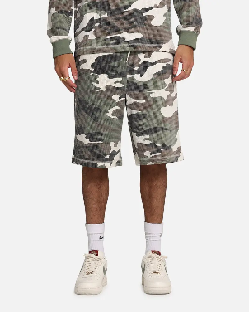 Xxiii Printed Thermal Shorts Camo 1