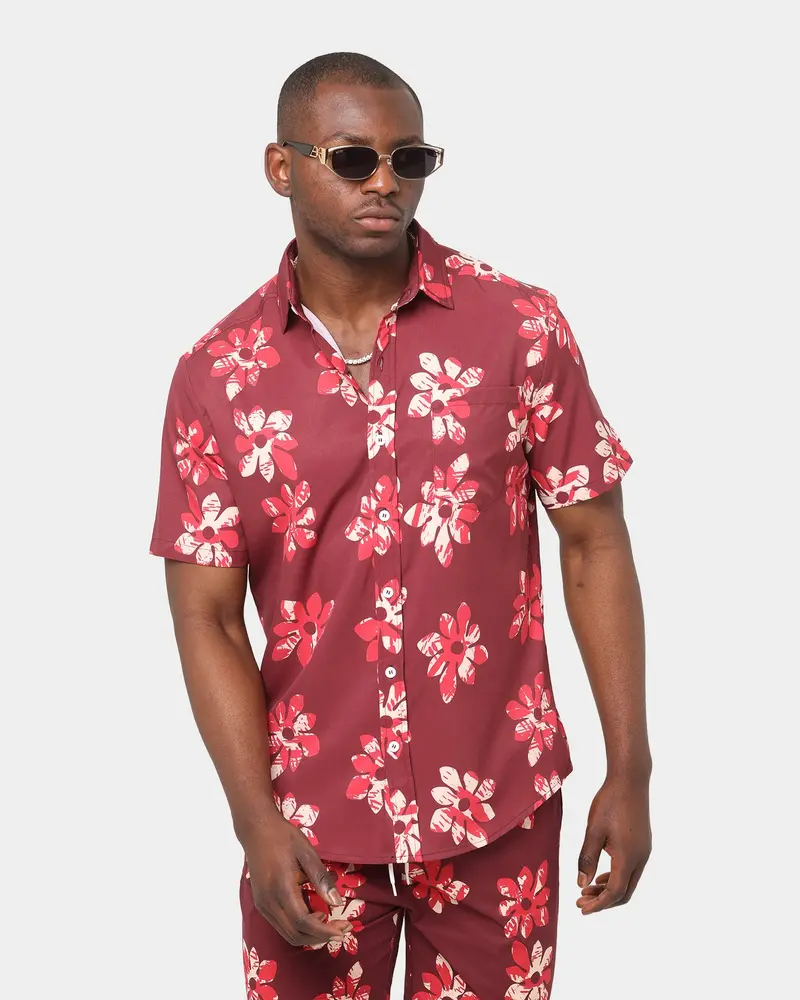 Xxiii Reuben Print Shirt Brown 1