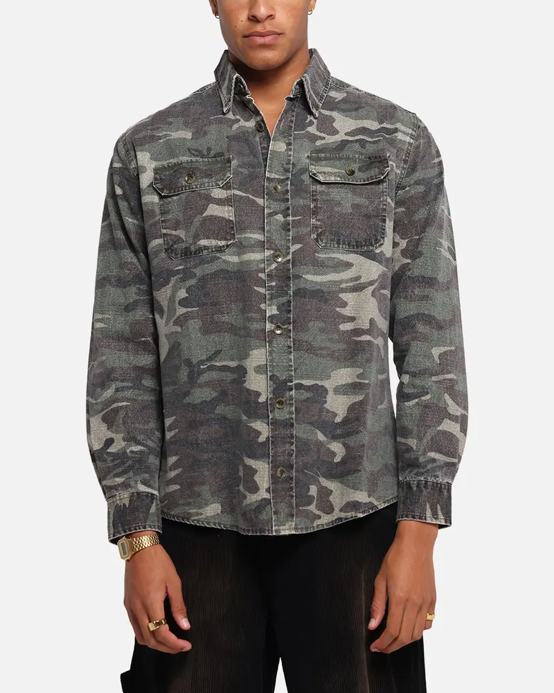 Xxiii Slub Overshirt Camo 1