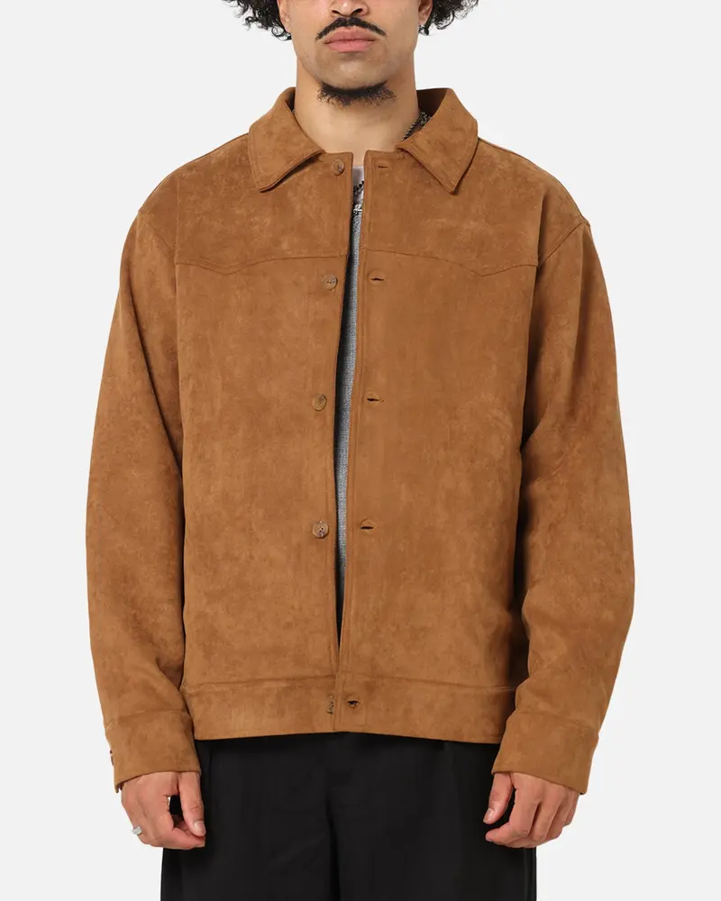 Xxiii Suede Jacket Brown 1