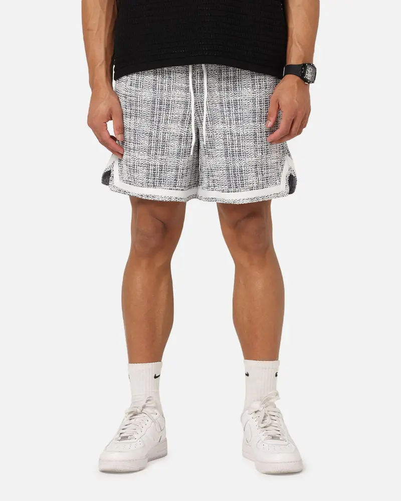 Xxiii Textured Ball Shorts Navy/Cream 1