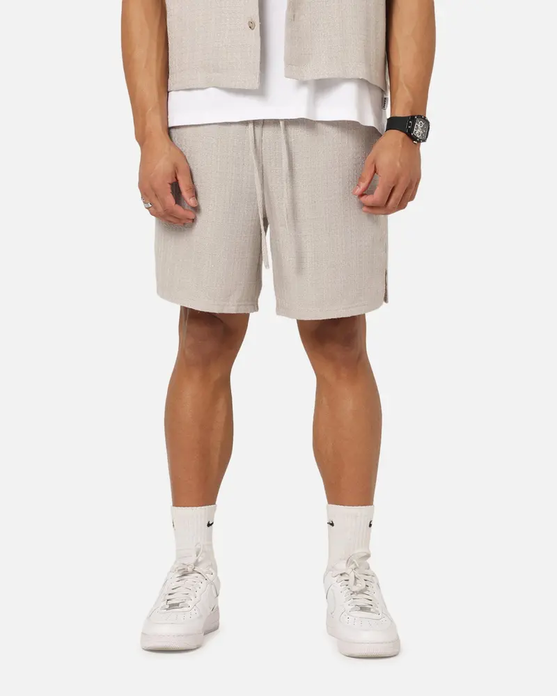 Xxiii Textured Shorts Stone 1