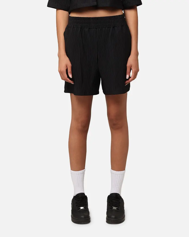 Xxiii Women's Pleated Shorts Black 1