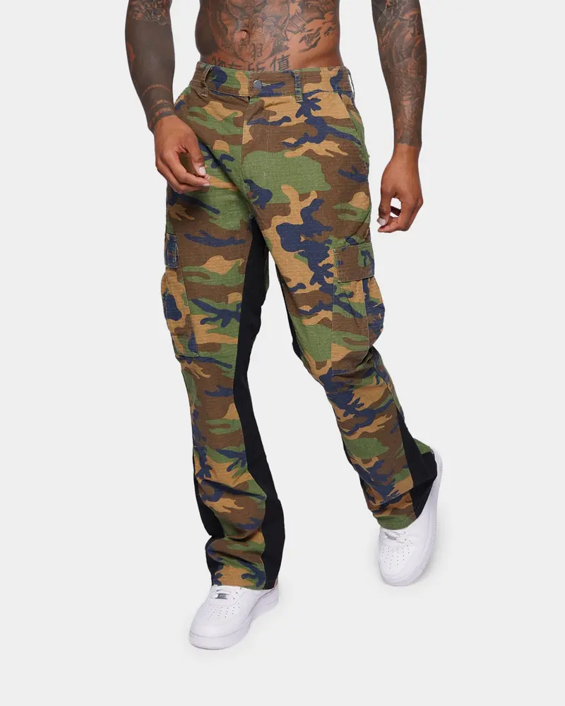 Xxiii Zaim Camo Flare Jeans Camo/Black 1
