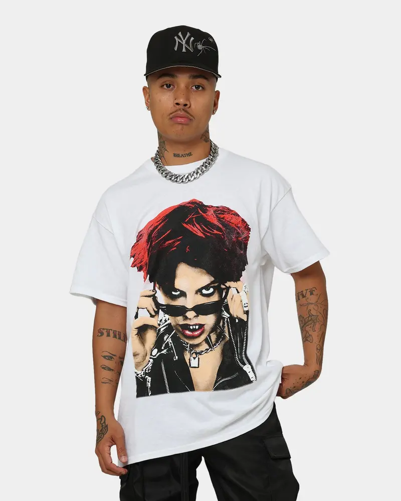 Yungblud Life On Mars Tour Vintage T-Shirt White 1