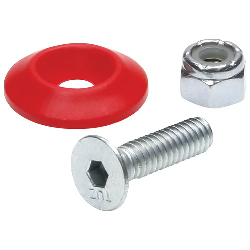 Allstar Performance 18682 Countersunk Bolt Kit Red 10Pk 1