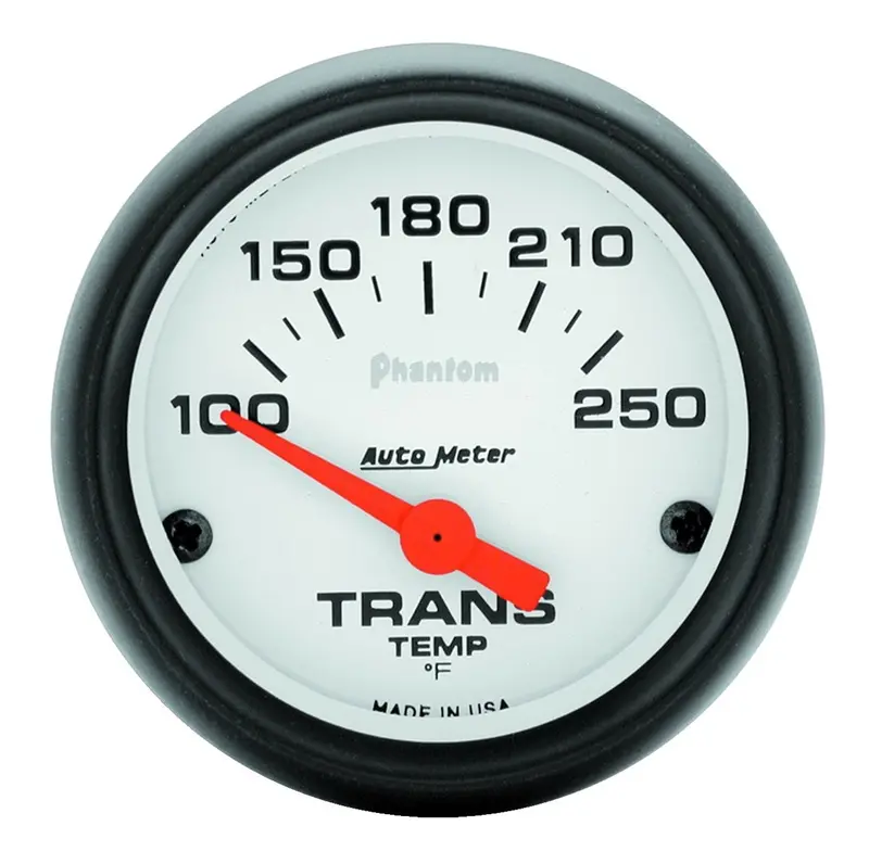 Autometer Phantom 2-1/16" Electric Transmission Temperature Gauge (100–250°F) 1